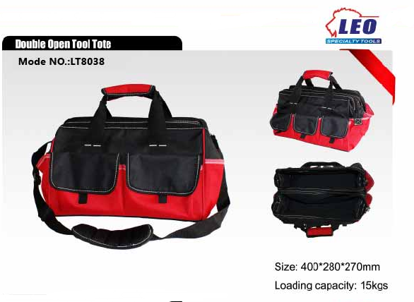 Double Open Tool Tote
